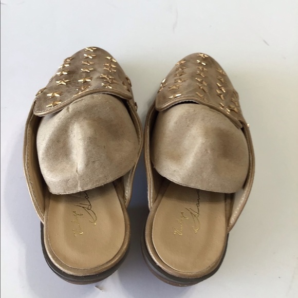 Vintage Havana start studded mules size 6.5 gold Rodeo Western Festival NWOT - Picture 3 of 4